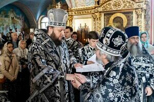 Архиерейское богослужение в Воскресенском храме города Подольска 30 04 2024