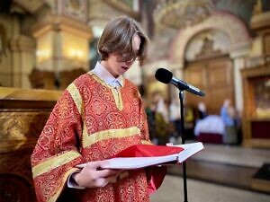 Детская литургия в Преображенском храме Люберецкого благочиния