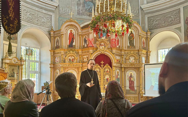 Лекция в Петропавловском храме города Лыткарино