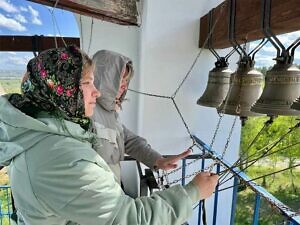 Мастер-класс по колокольному звону в Знаменском храме в Старой Кашире города Ступино