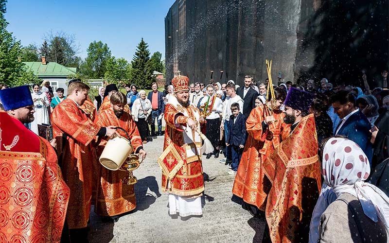 Пасхальный фестиваль хорового искусства «Славься, Русь Православная» в Спасо-Бородинском монастыре