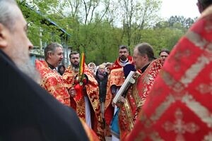 Соборное Пасхальное богослужение в Чеховском благочинии