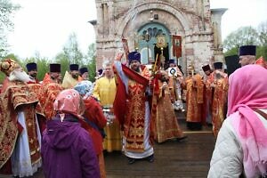 Соборное Пасхальное богослужение в Чеховском благочинии