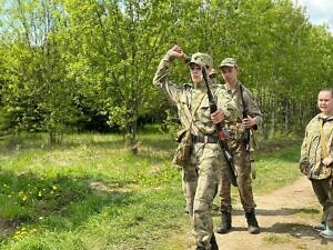 Военно-спортивная игра «Зарница» в микрорайоне Кузнечики города Подольска