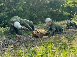 Военно-спортивная игра «Зарница» в микрорайоне Кузнечики города Подольска