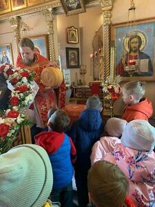 Воспитанники детского сада в храме святителя Луки города Чехова