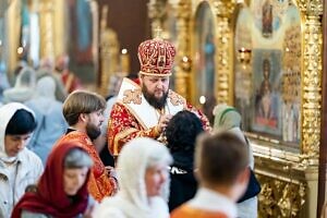 Всенощное бдение в канун воспоминания перенесения мощей святителя Николая Чудотворца из Мир Ликийских в Бар в Троицком кафедральном соборе Подольска