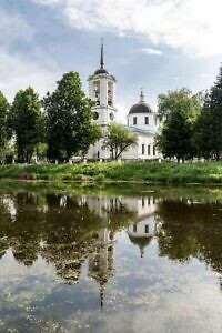 Архиерейское богослужение в храме Покрова Пресвятой Богородицы деревни Буняково г.о. Домодедово