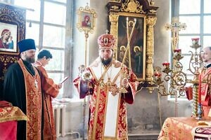 Архиерейское богослужение в храме Покрова Пресвятой Богородицы деревни Буняково г.о. Домодедово