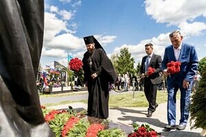 Открытие мемориала «Вечная память всем павшим в боях за Отечество» в деревне Лемешово г.о. Подольск