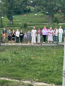 Патриотическая акция «Огненные картины войны» в Левопойменском Доме культуры города Ступино