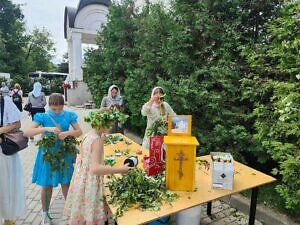 Праздник Святой Троицы в Преображенском соборе города Люберцы