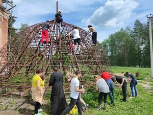 Семейный отдых прихожан Преображенского собора города Люберцы