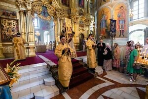 Архиерейское богослужение в день тезоименитства митрополита Крутицкого и Коломенского Павла