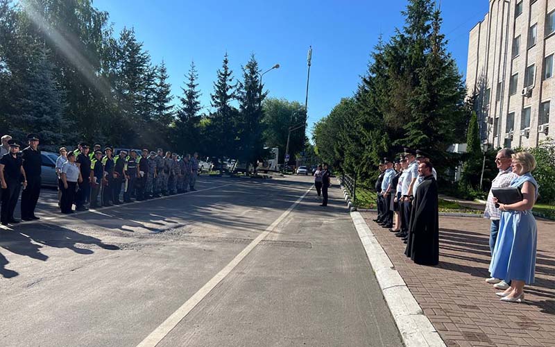 Инструктаж нарядов полиции в ОМВД России по г.о. Чехов