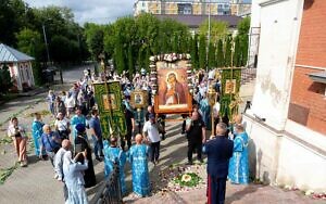 Крестный ход с иконой Божией Матери «Взыскание погибших» в Серпухове