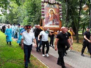 Крестный ход с иконой Божией Матери «Взыскание погибших» в Серпухове