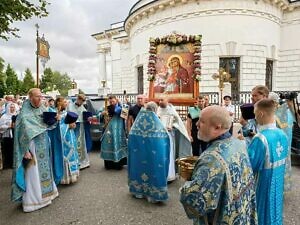 Крестный ход с иконой Божией Матери «Взыскание погибших» в Серпухове