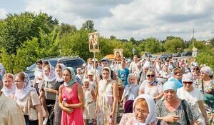 Крестный ход учащихся воскресных школ Ступинского благочиния