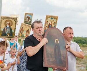 Крестный ход учащихся воскресных школ Ступинского благочиния