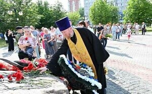 Памятный митинг в честь Дня ветеранов боевых действий в Серпухове