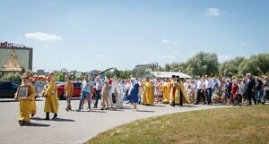 Престольный праздник храма Всех святых, в земле Русской просиявших города Ступино