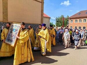 Престольный праздник в соборе Всех святых, в земле Русской просиявших города Домодедово