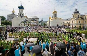 В день памяти преподобного Сергия Радонежского Святейший Патриарх Кирилл совершил Литургию в Троице-Сергиевой лавре