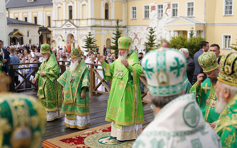 В день памяти преподобного Сергия Радонежского Святейший Патриарх Кирилл совершил Литургию в Троице-Сергиевой лавре