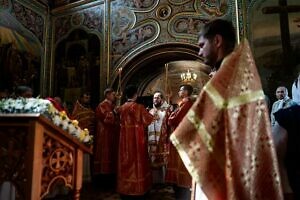 Архиерейское богослужение в Илиинском храме города Серпухова