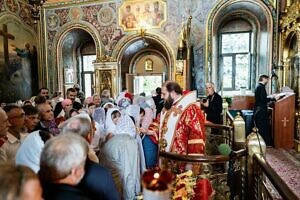 Архиерейское богослужение в Илиинском храме города Серпухова