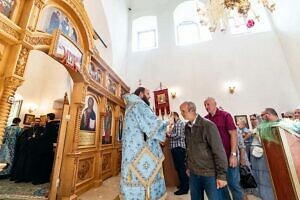 Архиерейское богослужение в Смоленском храме деревни Данилово г.о. Домодедово