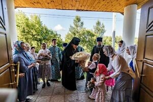 Архиерейское богослужение в Смоленском храме деревни Данилово г.о. Домодедово