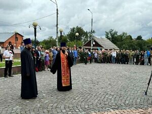 Митинг памяти военнослужащих, погибших при исполнении воинского долга, в Серпухове