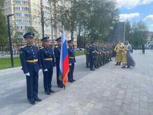 Принятие воинской присяги в Ступине