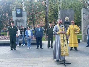 Принятие воинской присяги в Ступине