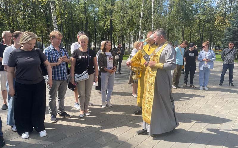 Принятие воинской присяги в Ступине