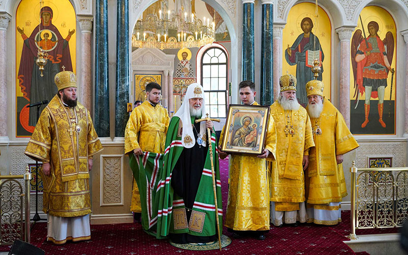 Великое освящение храма Архангела Михаила в деревне Акулинино г.о. Домодедово