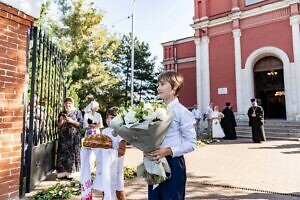 Архиерейское богослужение в храме мучеников Флора и Лавра села Ям г.о. Домодедово