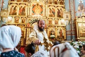 Архиерейское богослужение в соборе Всех святых в земле Русской просиявших города Домодедово