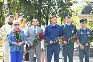 Митинг на Аллее Славы города Видное в День солидарности в борьбе с терроризмом