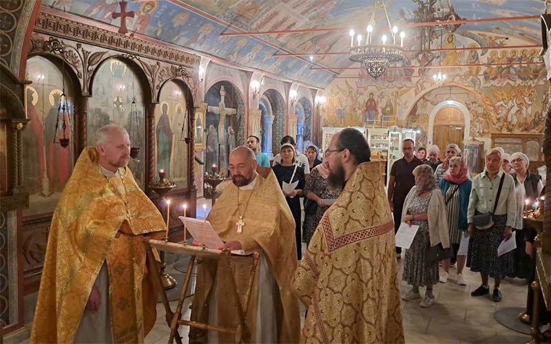 Молебен на начало учебного года в Пущинском отделении Библейско-богословских курсов