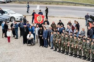 Освящение Поклонного креста в селе Васильевское г.о. Серпухов