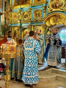 Престольный праздник в храме Грузинской иконы Божией Матери села Якшино г.о. Чехов