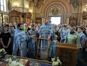 Вручение грамот конкурса «Красота Божьего мира» в Преображенском соборе города Люберцы