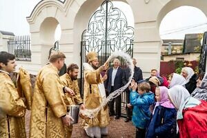 Архиерейское богослужение в храме апостола и евангелиста Иоанна Богослова села Сынково г.о. Подольск