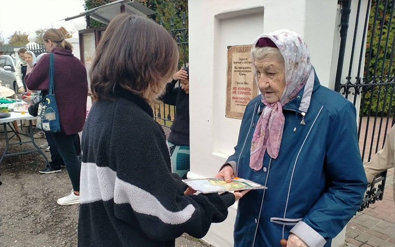 День пожилого человека в Тихвинском храме города Ступино