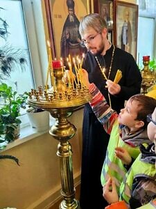 Экскурсия по Покровскому храму жилого комплекса «Зелёные аллеи» города Видное для дошкольников