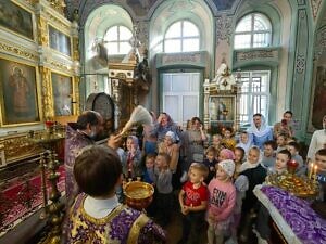 Открытие учебного года в воскресной школе Тихвинского храма города Ступино