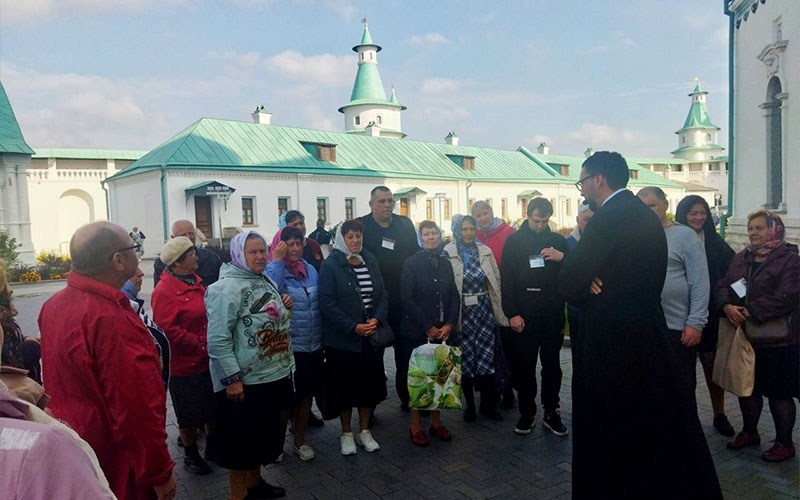 Паломническая поездка прихожан Знаменского храма в Старой Кашире города Ступино в Новый Иерусалим